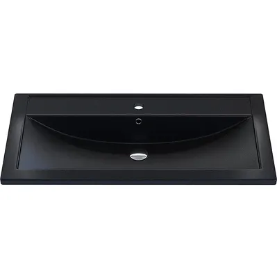 Умывальник Uperwood Foster Quartz 90x45.5x17.5 (черный матовый/уголь)