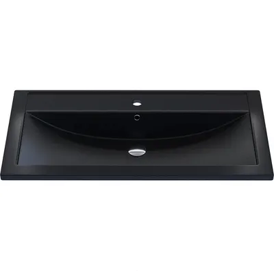 Умывальник Uperwood Foster Quartz 90x45.5x17.5 (черный матовый/космос)