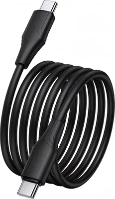 Кабель Hoco X124 Bien 60W USB-C to USB-C (черный)