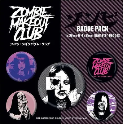 Набор значков PYRAMID Zombie Makeout Club BP80777 / Pyr924