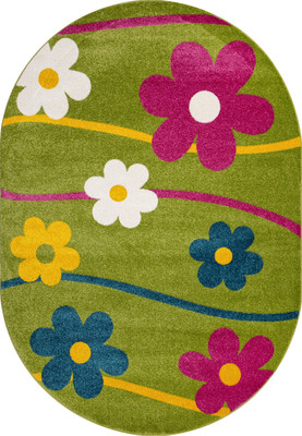 Ковер Merinos Rio 1021-OVAL-GREEN (1.2x1.8)