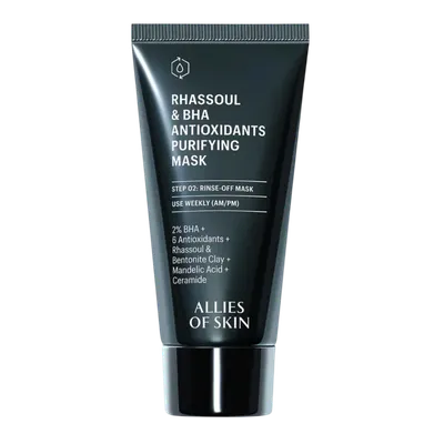 Маска для лица кремовая Allies Of Skin Rhassoul & Bha Antioxidants Purifying Mask (50мл)
