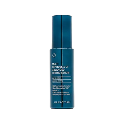 Сыворотка для лица Allies Of Skin Multi Peptides & GF Advanced Lifting Serum (30мл)