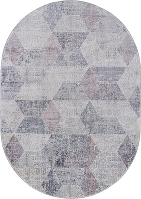 Ковер Merinos Zumma F257-OVAL-PINK (2.4x3.4)
