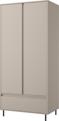 Шкаф Anrex Mona 2DG1S (глиняный серый)