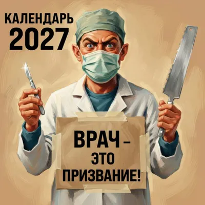 Календарь настенный Эксмо Врач - это призвание! 2027 год (9785042472046)