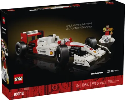 Конструктор Lego Icons McLaren F1 MP4/4 и Айртон Сенна 10330