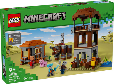 Конструктор Lego Minecraft Застава разбойников и разоритель 21278
