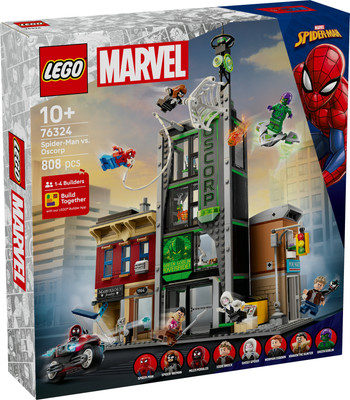 Конструктор Lego Marvel Человек-паук против Озкорп 76324