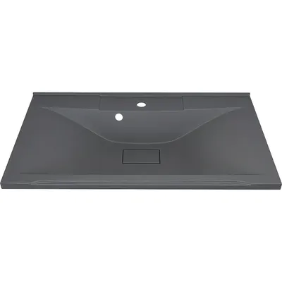 Умывальник Uperwood Elen Quartz 80x45x15.8 (серый матовый/серый шелк)