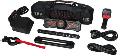 Лебедка автомобильная T-MAX FVT13000 / 9247106A (с синтетическим тросом)