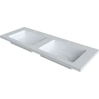 Умывальник Uperwood Modul 122x45x12 (белый глянцевый)