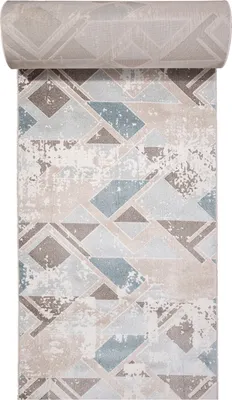Ковровая дорожка Merinos Naturel D979-STAN-BEIGE-BLUE (1.5x25)