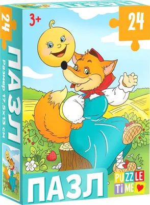 Пазл Puzzle Time Колобок / 7005849 (24эл)
