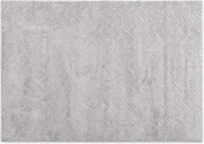 Коврик AksHome Homely RD 10 (80x150, светло-серый)