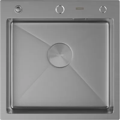 Мойка кухонная Arfeka ECO AR 50x50 POP-UP (Satin Decor Volcanic)