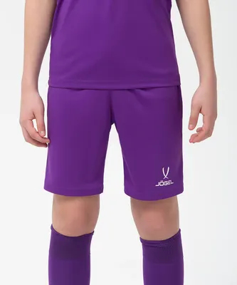 Шорты футбольные Jogel Camp Classic Shorts JFS-1120-K (фиолетовый/белый, YL)