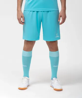 Шорты футбольные Jogel Camp Classic Shorts JFS-1120 (бирюзовый/белый, XXL)
