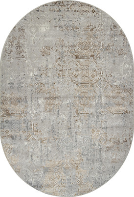 Ковер Merinos Palermo F281-OVAL-GRAY-GREEN (2.4x3.4)