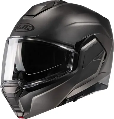 Мотошлем HJC i100 Semi Mat Noir (M, черный)