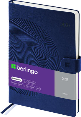 Ежедневник Berlingo Symbol 2027г / DD7_F0009 (184л, синий)