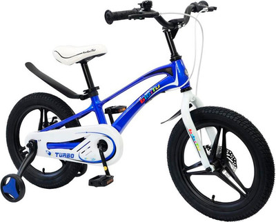 Детский велосипед Nameless Bibitu Turbo 2023 / b18t3-bl/wt(23) (18, синий/белый)