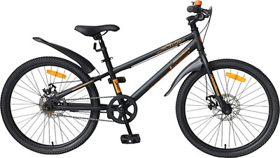 Велосипед Nameless Sport D 24 / 24SD-BK/OR(25) (12.2, черный матовый/оран, разобранный, в коробке)