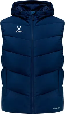 Жилет утепленный Jogel Essential PerFormPROOF Padded Hooded Vest (темно-синий, XXXL)