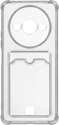 Чехол-накладка Zibelino Silicone Card Holder для Xiaomi Redmi / ZSCH-XMI-RDM-A3-CAM-TRN (прозрачный)