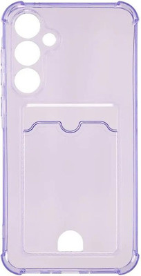 Чехол-накладка Zibelino Silicone Card Holder для Samsung A35 / ZSCH-SAM-A35-CAM-LIL (сиреневый)