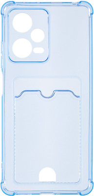Чехол-накладка Zibelino Silicone Card Holder для Xiaomi / ZSCH-XIA-NOTE12-PRO-CAM-LBLU (голубой)