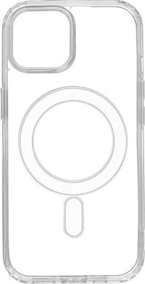 Чехол-накладка Zibelino MagSafe для Apple iPhone 15 / ZMS-APL-15-TRN (прозрачный)