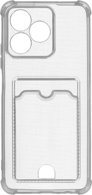 Чехол-накладка Zibelino Silicone Card Holder для Realme C53 / ZSCH-RLM-C53-CAM-TRN (прозрачный)
