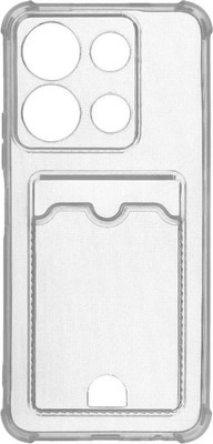 Чехол-накладка Zibelino Silicone Card Holder для Infinix Note 30i /ZSCH-INF-N30I-CAM-TRN (прозрачный)