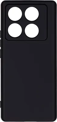 Чехол-накладка Zibelino Soft Matte для Infinix Note 40 Pro / ZSMF-INF-NOTE40-PRO-BLK (черный)