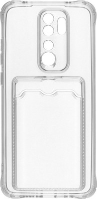 Чехол-накладка Zibelino Silicone Card Holder для Xiaomi / ZSCH-XMI-NOT8-PRO-CAM-TRN (прозрачный)