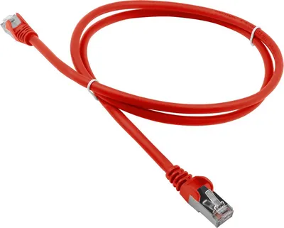 Кабель Lanmaster LAN-PC45/S5E-1.0-RD (1м, красный)