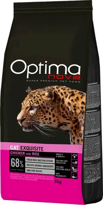 Сухой корм для кошек Optimanova Adult Exquisite Chicken & Rice (6кг)