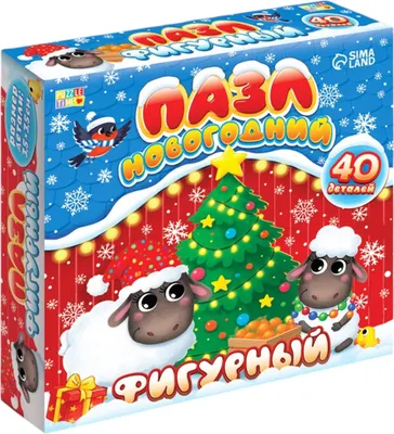 Пазл Puzzle Time Новогодняя ферма / 11032228 (40эл)