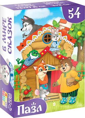 Пазл Puzzle Time Теремок / 10733551 (54эл)