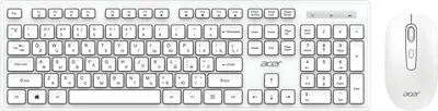 Комплект клавиатура и мышь Acer OCC503 / ZL.ACC11.00L (белый)