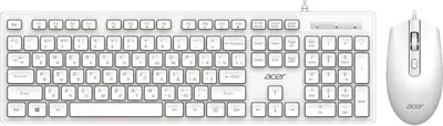 Комплект клавиатура и мышь Acer OCC504 / ZL.ACC11.00N (белый)
