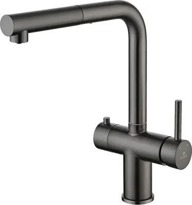 Смеситель Ganzer GZ16036-Q (оружейная сталь)