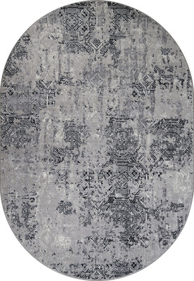 Ковер Merinos Palermo F281-OVAL-DARK GRAY (2.4х3.4)