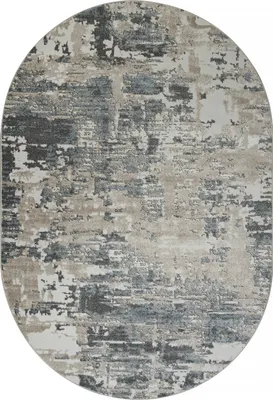 Ковер Merinos Naturel F231-OVAL-BEIGE-BLUE (1.5х2.3)