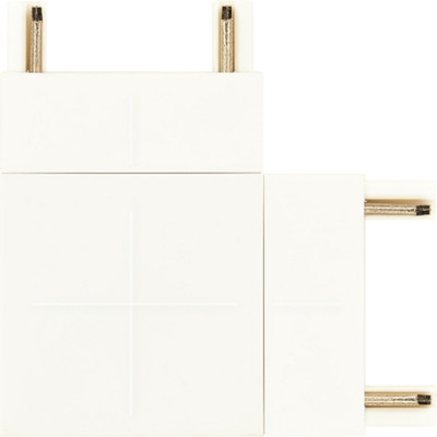 Коннектор для трековой системы LEDCITY LCLF-S5-CC WH / 40276