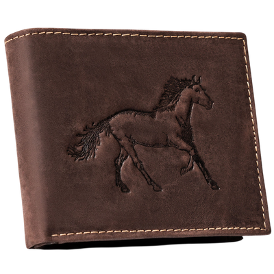 Портмоне Cedar N992-CHM-HORSE-BL (коричневый)