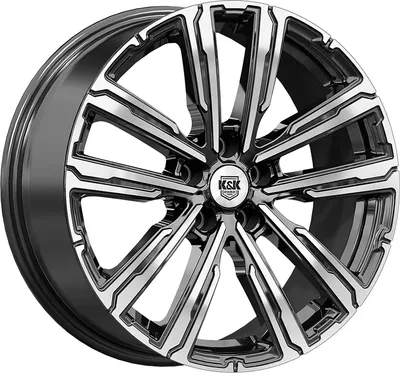 Литой диск K&K Аламер 18x7.5" 5x108мм DIA 59.6мм ET 45мм Алмаз черный