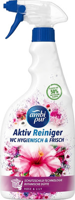 Чистящее средство для унитаза Ambi Pur Rose&Lily (750мл)