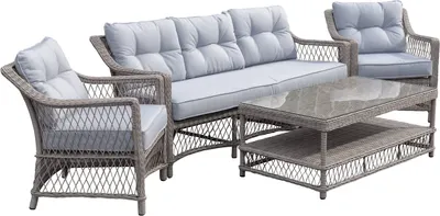 Комплект садовой мебели Lisofa Barocco 61164 (песочный)